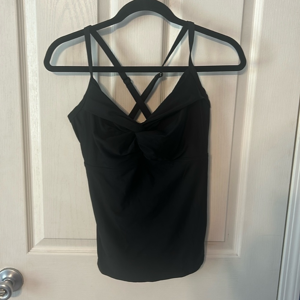 Athleta Black Tankini Size 36 D/DD